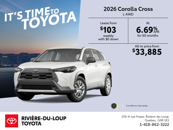 2026 Toyota Corolla Cross