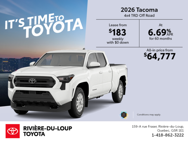 2026 Toyota Tacoma