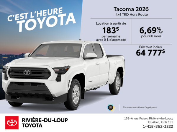 Toyota Tacoma 2026