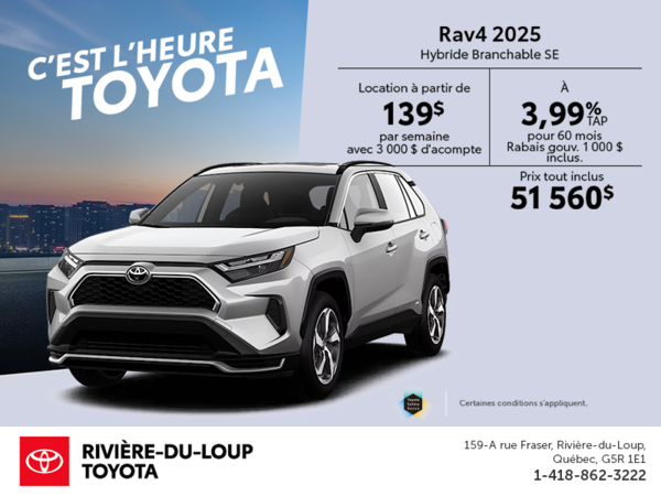 Toyota RAV4 Plug-In Hybrid 2025