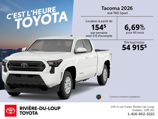 Toyota Tacoma 2026