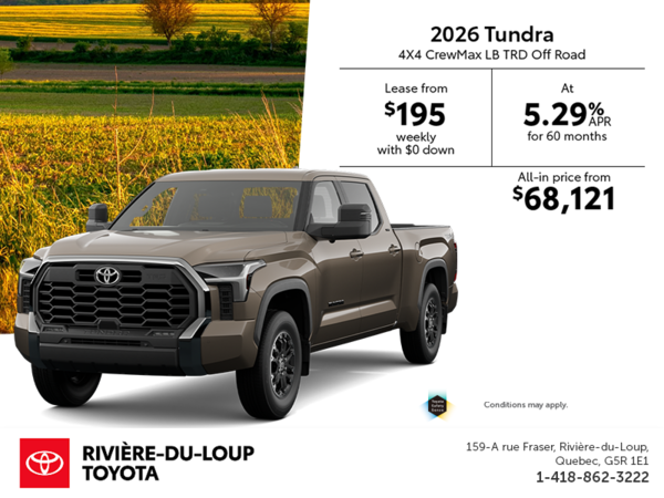 2026 Toyota Tundra