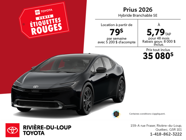 Toyota Prius Plug-In Hybrid 2026