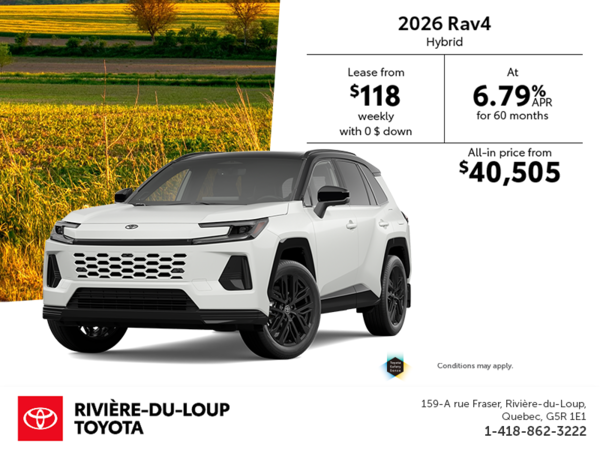 2026 Toyota RAV4 Hybrid