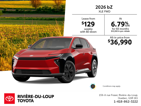 2026 Toyota bZ
