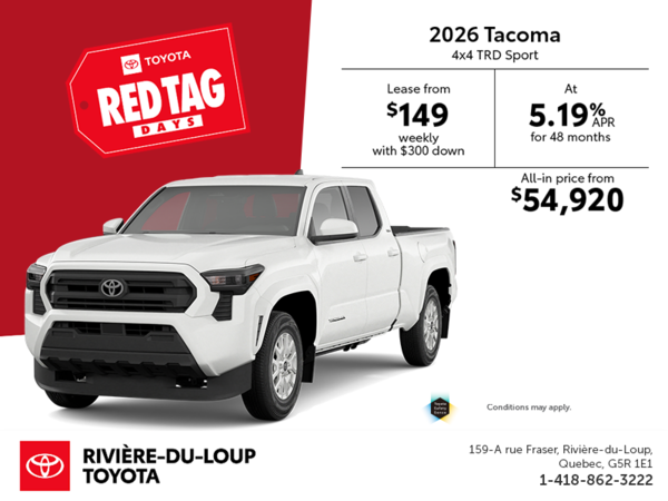 2026 Toyota Tacoma
