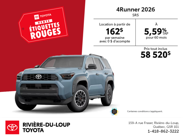 Toyota 4Runner 2026