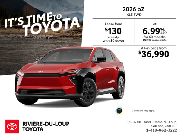 2026 Toyota bZ