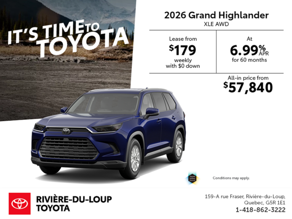 2026 Toyota Grand Highlander
