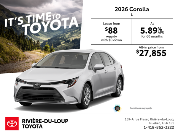 2026 Toyota Corolla