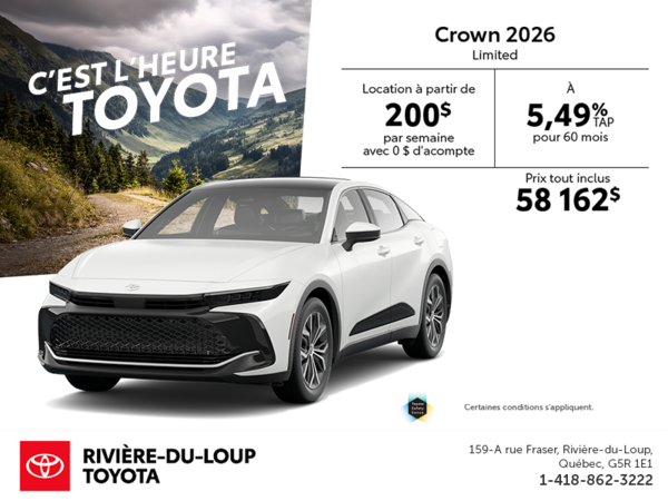 Toyota Crown Limited  2026