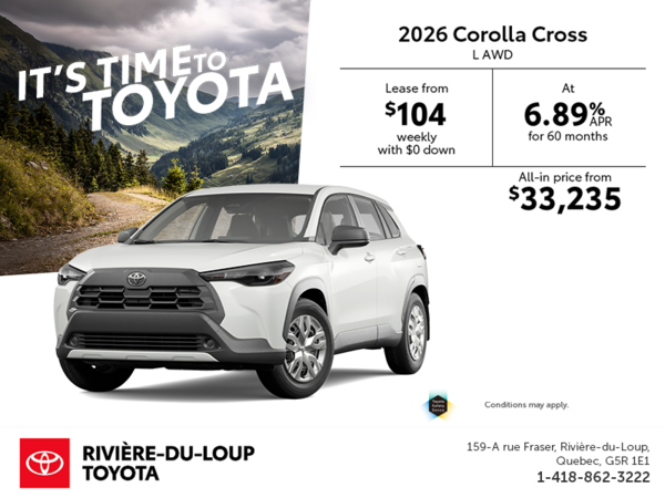 2026 Toyota Corolla Cross