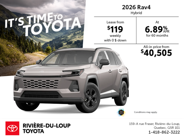 2026 Toyota RAV4 Hybrid