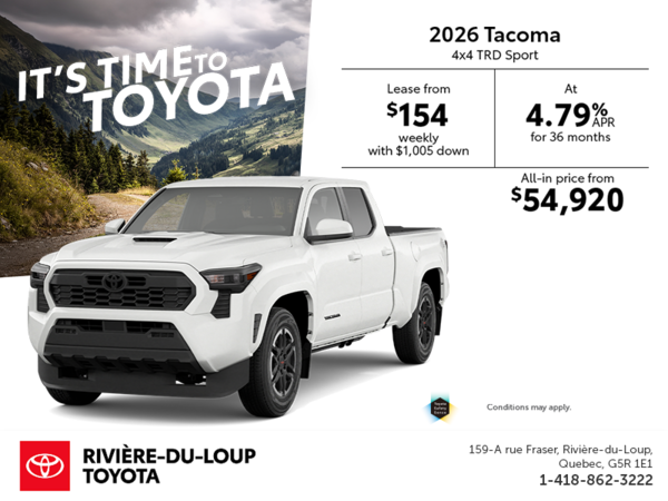 2026 Toyota Tacoma