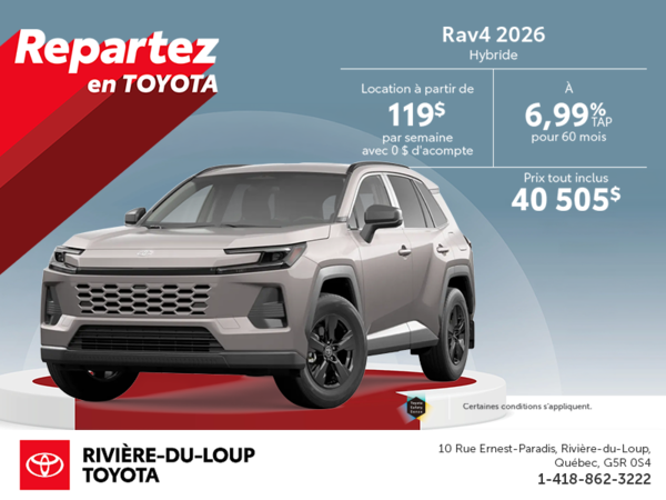 Toyota RAV4 Hybrid 2026