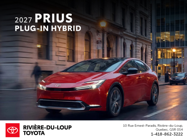 2027 Toyota Prius Plug-In Hybrid