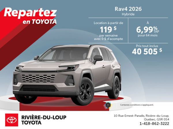 Toyota RAV4 Hybrid 2026