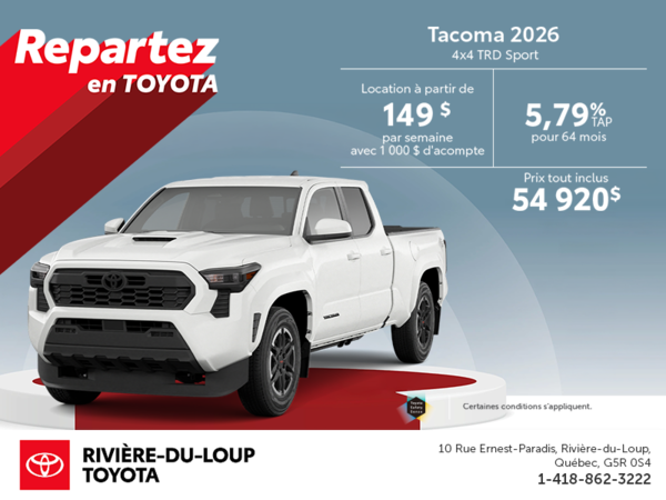 Toyota Tacoma 2026