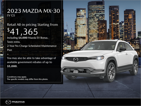Regina Mazda - Get the 2023 Mazda MX-30 today!