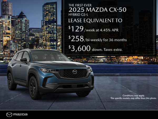 Get the 2025 Mazda CX-50 Hybrid