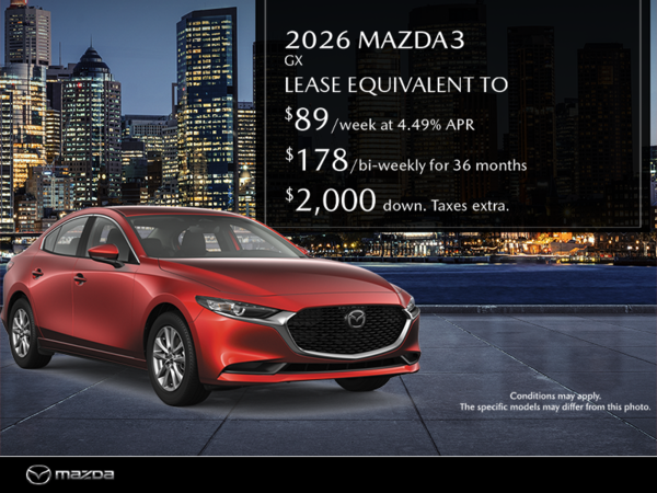 Regina Mazda - Get the 2026 Mazda 3