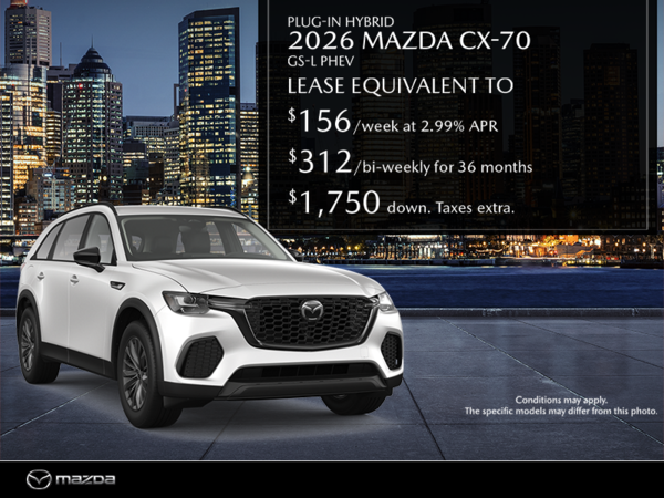 Regina Mazda - Get the 2026 Mazda CX-70 PHEV