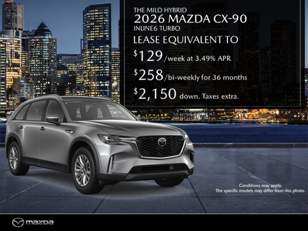 Get the 2026 Mazda CX-90 MHEV