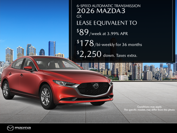 Get the 2026 Mazda 3