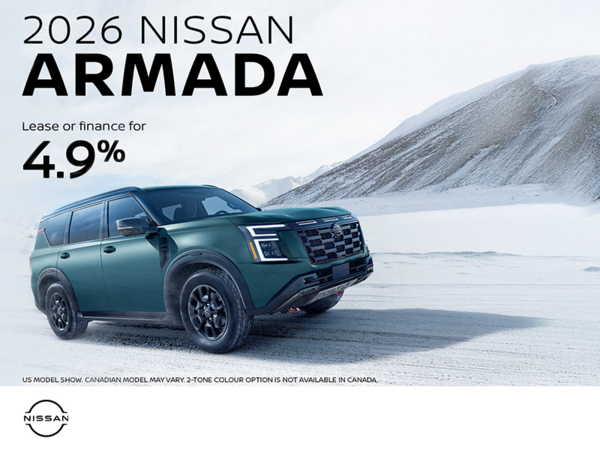 Get the 2026 Nissan Armada Today!
