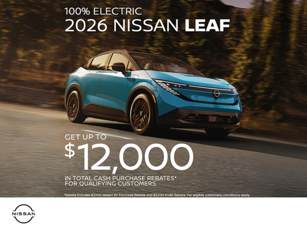 Get the 2026 Nissan Leaf!