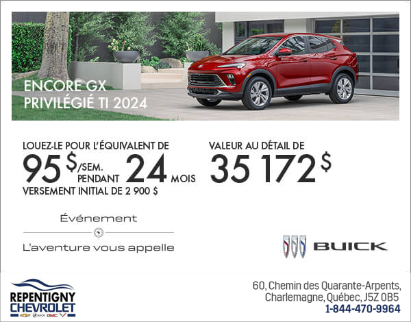 Procurez-vous le Buick Encore GX 2024