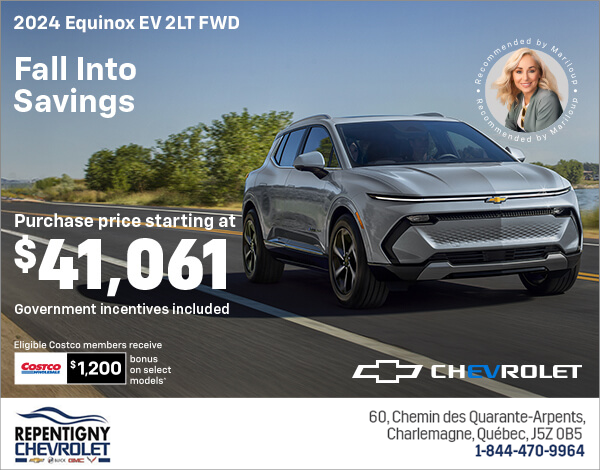 Get the 2024 Chevrolet Equinox EV