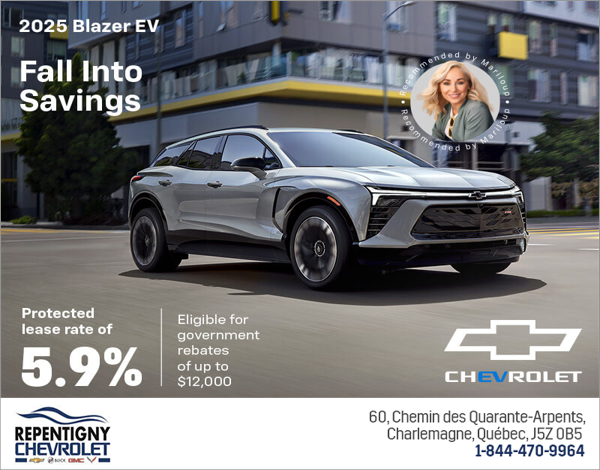 Get the 2024 Chevrolet Blazer EV