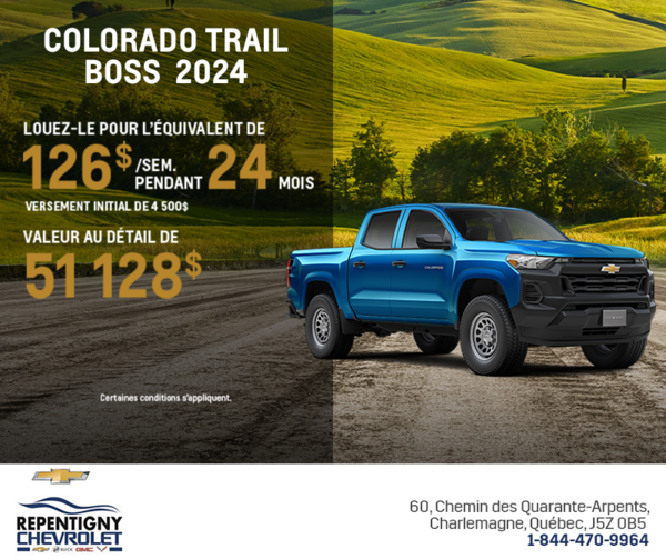 Le Chevrolet Colorado 2024