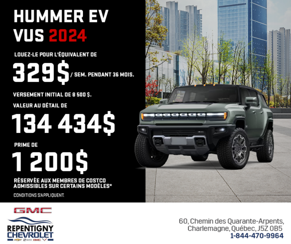 Le GMC Hummer EV 2024