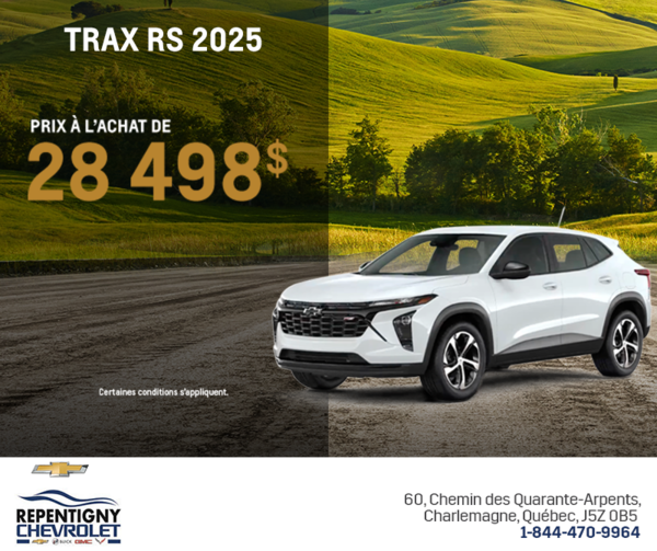 Procurez-vous le Chevrolet Trax 2025