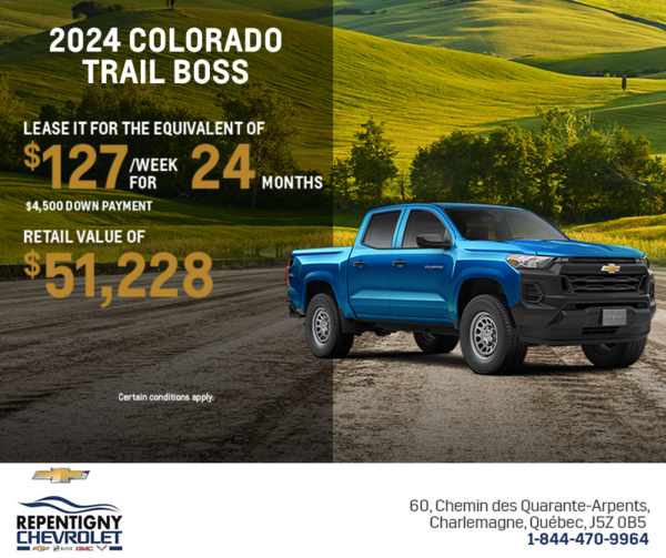 Get the 2024 Chevrolet Colorado