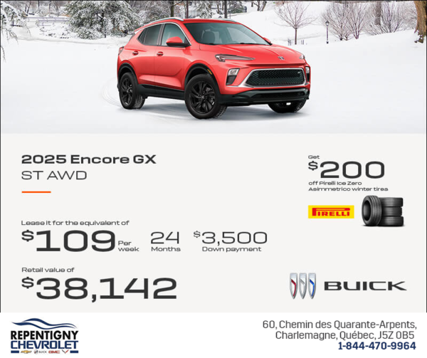 Get the 2025 Buick Encore GX