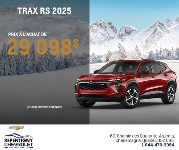 Procurez-vous le Chevrolet Trax 2025