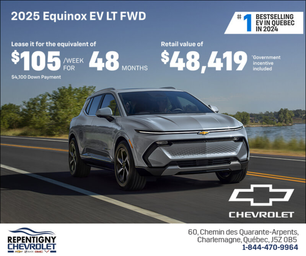 Get the 2025 Chevrolet Equinox EV