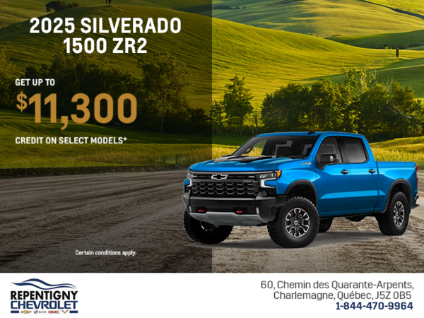 Get the 2025 Chevrolet Silverado 1500 ZR2