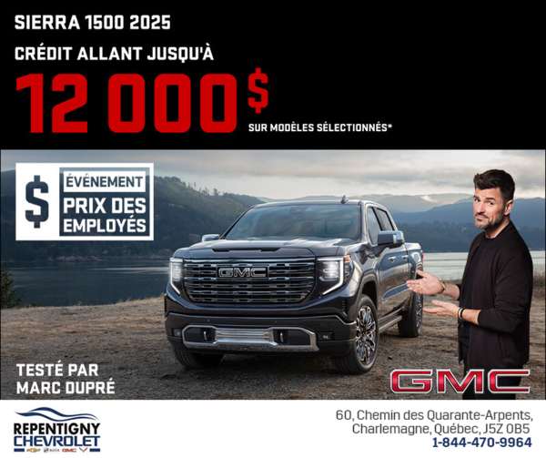 Le GMC Sierra 1500 2025