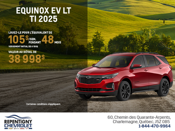 Procurez-vous le Chevrolet Equinox LT TI 2025