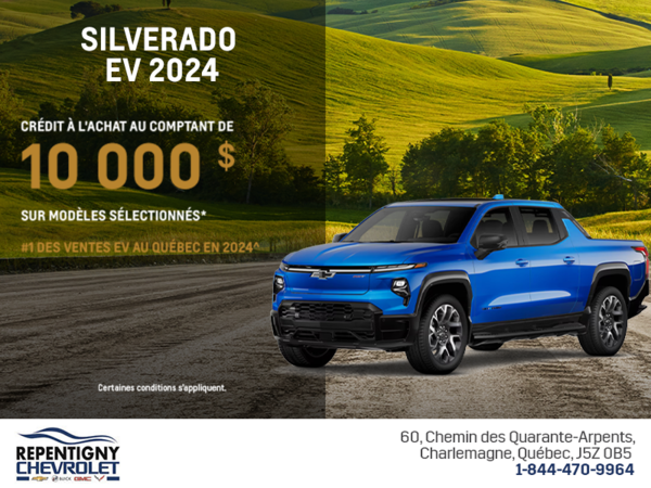 Procurez-vous le Chevrolet Silverado EV 2024