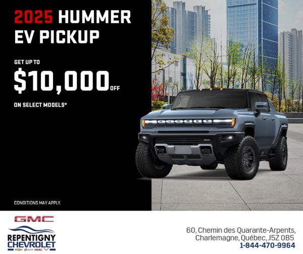 The 2025 GMC Hummer EV Pickup