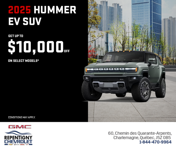The 2025 GMC Hummer EV SUV