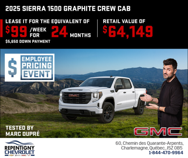 The 2025 GMC Sierra 1500