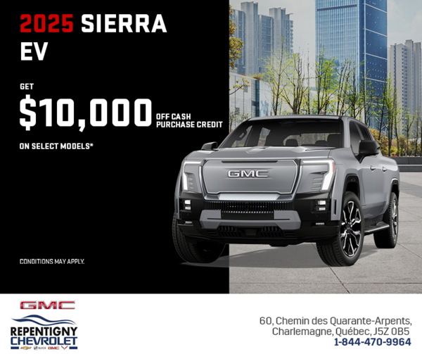 The 2025 GMC Sierra EV
