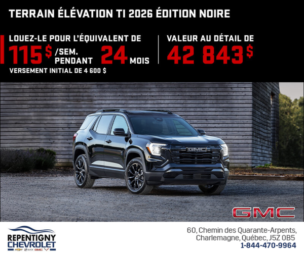 Le GMC Terrain 2026