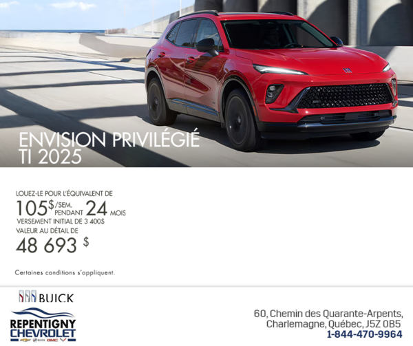 Procurez-vous la Buick Envision 2025